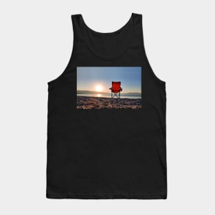 Sunrise behind the chair Tank Top